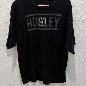 Hurley Men's Black Graphic Tee